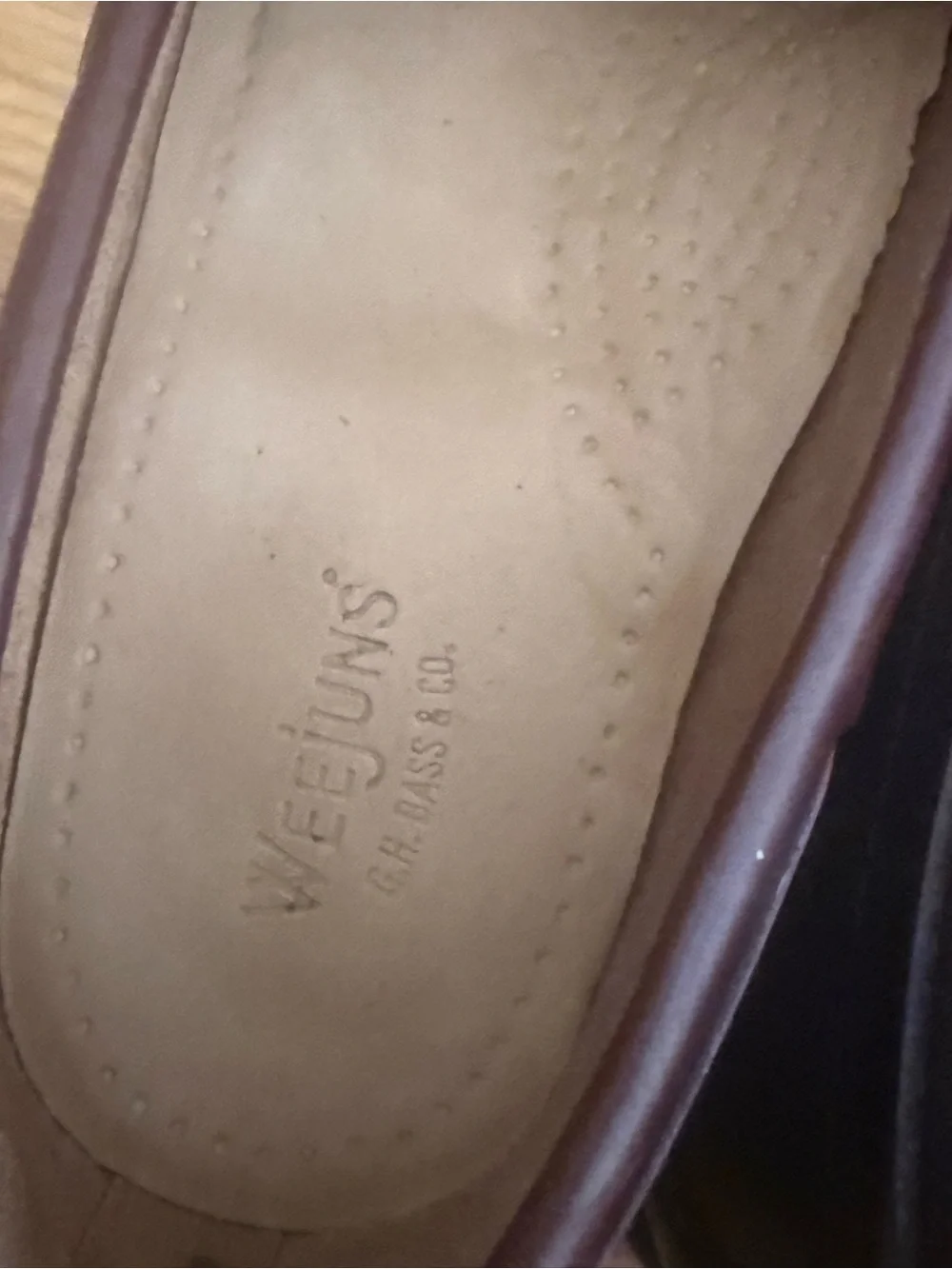 G.H. Bass & Co. polished leather